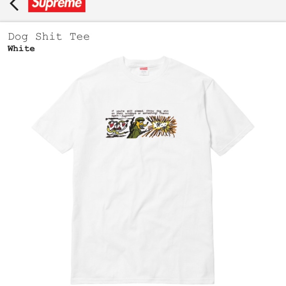 Authentic supreme t-shirt